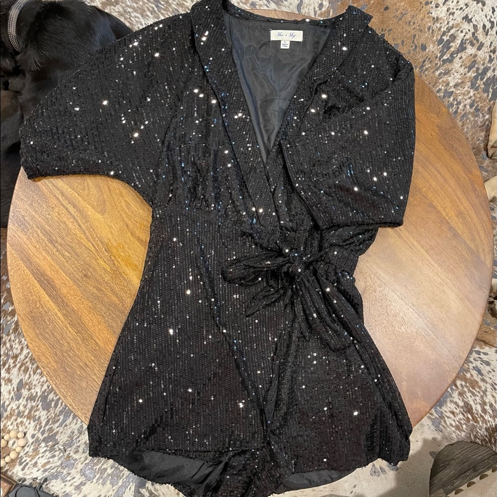 Sequin Romper